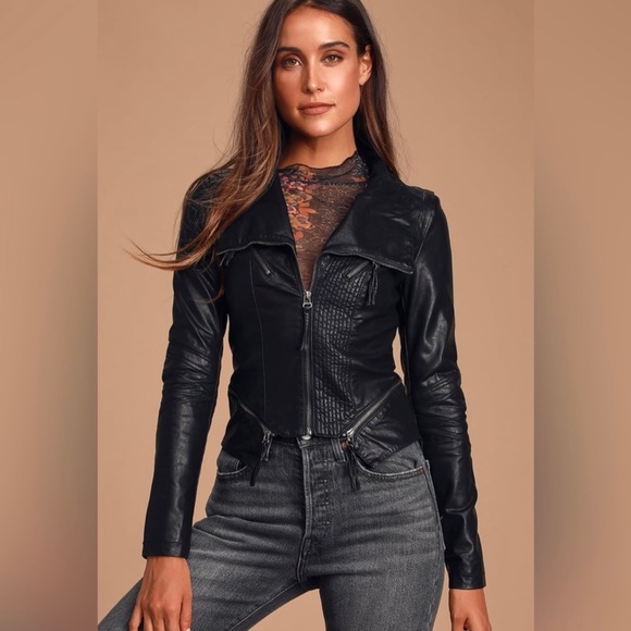 Lulus Jackets & Blazers - Faux Leather Jacket